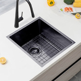 Aguzzo 390mm Single Stainless Steel Kitchen Sink