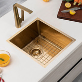 Aguzzo 390mm Single Stainless Steel Kitchen Sink