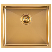 Aguzzo 510mm Single Stainless Steel Kitchen Sink with Protector Grid