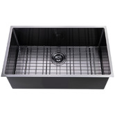 Aguzzo 762mm Single Stainless Steel Kitchen Sink
