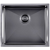 Aguzzo 510mm Single Stainless Steel Kitchen Sink with Protector Grid