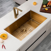 Aguzzo 762mm Single Stainless Steel Kitchen Sink
