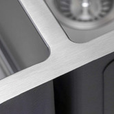 Aguzzo 1160mm Double Stainless Steel Kitchen Sink with Drainer