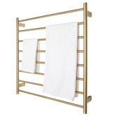 Aguzzo EZY FIT 900 x 920mm 8 Bar Heated Towel Rail
