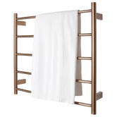 Aguzzo EZY FIT 750 x 700mm 5 Bar Heated Towel Rail
