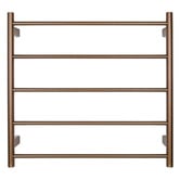 Aguzzo EZY FIT 750 x 700mm 5 Bar Heated Towel Rail