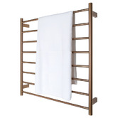 Aguzzo EZY FIT 900 x 920mm 8 Bar Heated Towel Rail