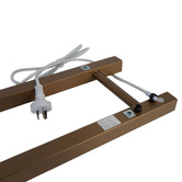 Aguzzo EZY FIT 1400mm Heated Double Vertical Towel Bar