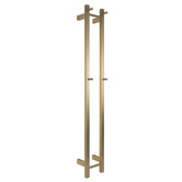 Aguzzo EZY FIT 1400mm Heated Double Vertical Towel Bar