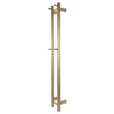 Aguzzo EZY FIT 1400mm Heated Double Vertical Towel Bar