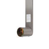Aguzzo EZY FIT 1500mm Heated Vertical Towel Bar with 2 Hooks