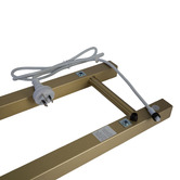 Aguzzo EZY FIT 1400mm Heated Double Vertical Towel Bar