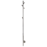 Aguzzo EZY FIT 1500mm Heated Vertical Towel Bar with 3 Hooks