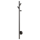 Aguzzo EZY FIT 900mm Heated Vertical Towel Bar with 2 Hooks