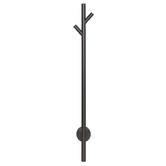 Aguzzo EZY FIT 900mm Heated Vertical Towel Bar with 2 Hooks