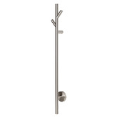Aguzzo EZY FIT 900mm Heated Vertical Towel Bar with 2 Hooks