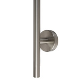 Aguzzo EZY FIT 900mm Heated Vertical Towel Bar with 2 Hooks