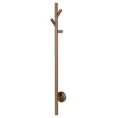 Aguzzo EZY FIT 900mm Heated Vertical Towel Bar with 2 Hooks