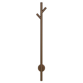 Aguzzo EZY FIT 900mm Heated Vertical Towel Bar with 2 Hooks
