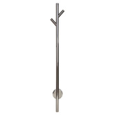Aguzzo EZY FIT 900mm Heated Vertical Towel Bar with 2 Hooks