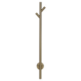 Aguzzo EZY FIT 900mm Heated Vertical Towel Bar with 2 Hooks