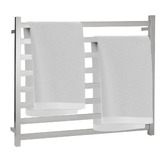 Aguzzo EZY FIT Flat Tube Dual Wired Heated Towel Rail