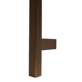 Aguzzo EZY FIT 1400mm Square Tube Heated Towel Rail
