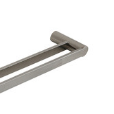 Aqua Vera Pearl Stainless Steel Double Bar Towel Rail