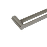 Aqua Vera Pearl Stainless Steel Double Bar Towel Rail