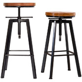 Oakleigh Home Jameson Adjustable Barstool | Temple & Webster