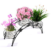 Oakleigh Home Decor Arch Wrought Iron Flower Rack