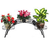 Oakleigh Home Decor Arch Wrought Iron Flower Rack