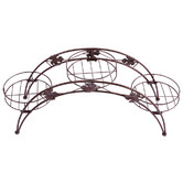 Oakleigh Home Decor Arch Wrought Iron Flower Rack