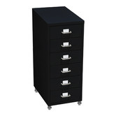 Oakleigh Home Morigan Metal 6 Drawer Filing Cabinet | Temple & Webster