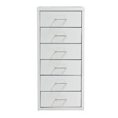 Oakleigh Home Morigan Metal 6 Drawer Filing Cabinet | Temple & Webster