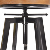 Oakleigh Home Jameson Retro Industrial Swivel Adjustable Barstools