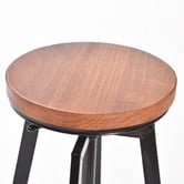 Oakleigh Home Jameson Retro Industrial Swivel Adjustable Barstools