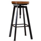 Oakleigh Home Jameson Retro Industrial Swivel Adjustable Barstools
