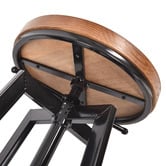 Oakleigh Home Jameson Retro Industrial Swivel Adjustable Barstools