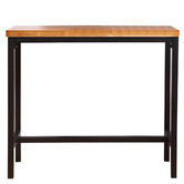 Oakleigh Home Kayley Industrial Wooden Bar Table