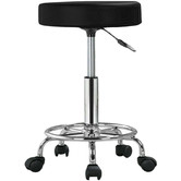 Oakleigh Home Devon Faux Leather Adjustable Salon Stool