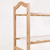 Oakleigh Home Natural Madeline 4 Tier Bamboo Shoe Rack