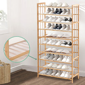Oakleigh Home Natural Haraku 10 Tier Bamboo Shoe Rack
