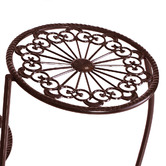 Oakleigh Home Brown 3 Tier Steel Pot Plant Stand