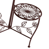 Oakleigh Home Brown 3 Tier Steel Pot Plant Stand