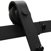 Oakleigh Home Levede Muir 400cm Double Barn Door Track Roller Kit