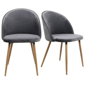 Oakleigh Home Emilie Velvet Dining Chairs