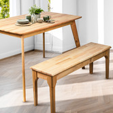 Oakleigh Home Rio Rubberwood Dining Bench