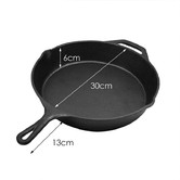Oakleigh Home 30cm Cast Iron Skillet Frying Pan