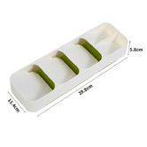 Oakleigh Home Lina White Cutlery Organisers